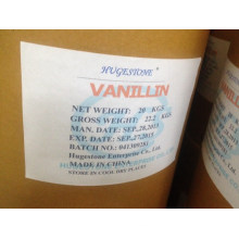 Vanillin de alta qualidade do produto comestível (C8H8O3) (CAS: 121-33-5)